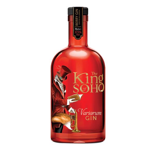 The King of Soho Variorum Berry Gin 70cl